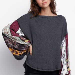 NWOT Free People Blossom Sleeve Thermal